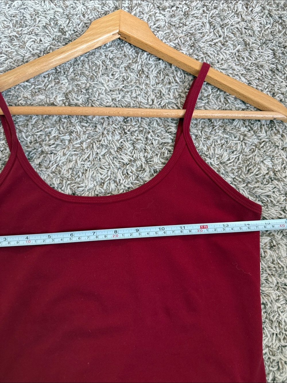 Lorna Jane Crop Top Work Out Tank Red size Medium - Picture 7 of 8